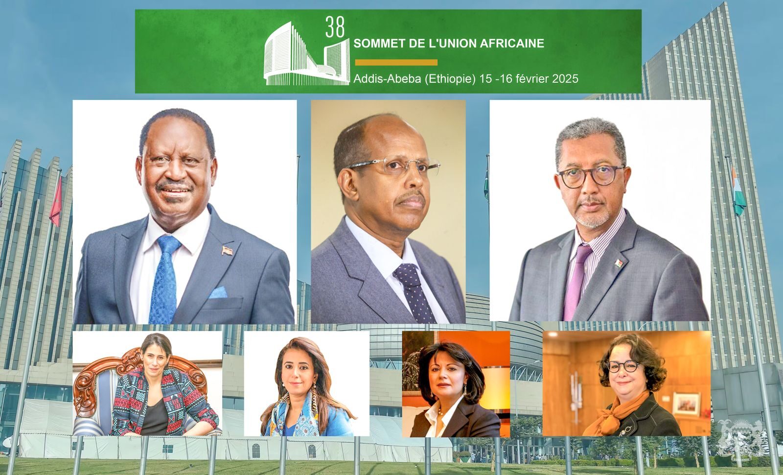 38e Sommet Union Africaine : Les candidats en lice pour la présidence ...