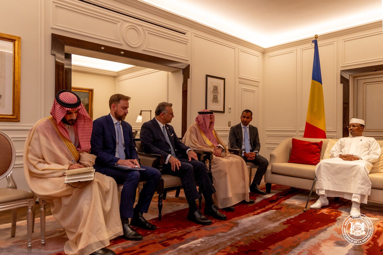 Tchad : Le Maréchal Mahamat Idriss Déby Itno a reçu une délégation quadripartite sur la crise soudanaise