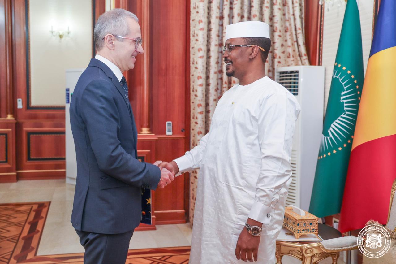Le Président Mahamat Idriss Déby Itno reçoit les adieux de l’Ambassadeur de l’Union Européenne au Tchad