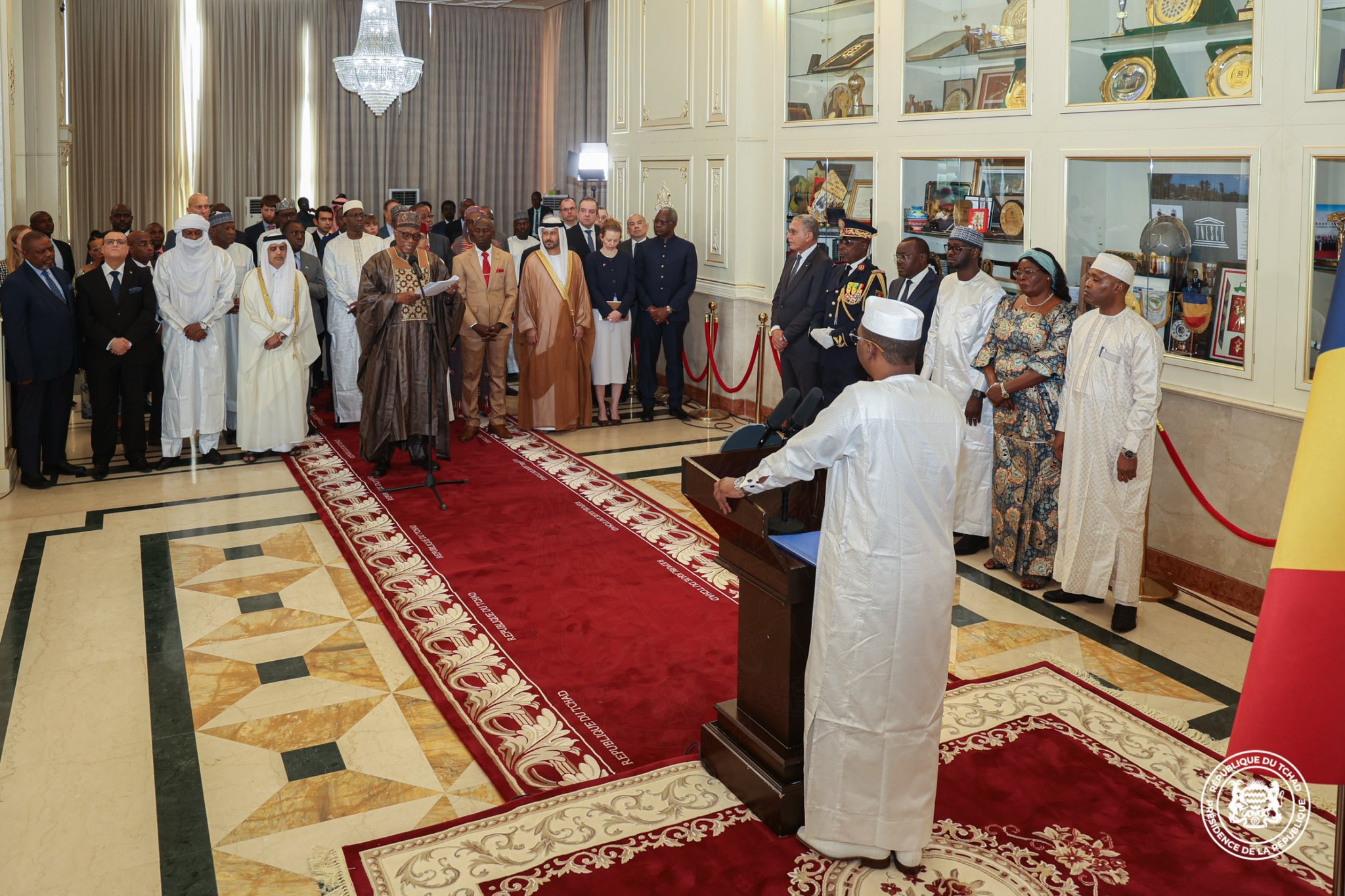 Tchad : Le Président Mahamat Idriss Déby reçoit les vœux du Corps diplomatique