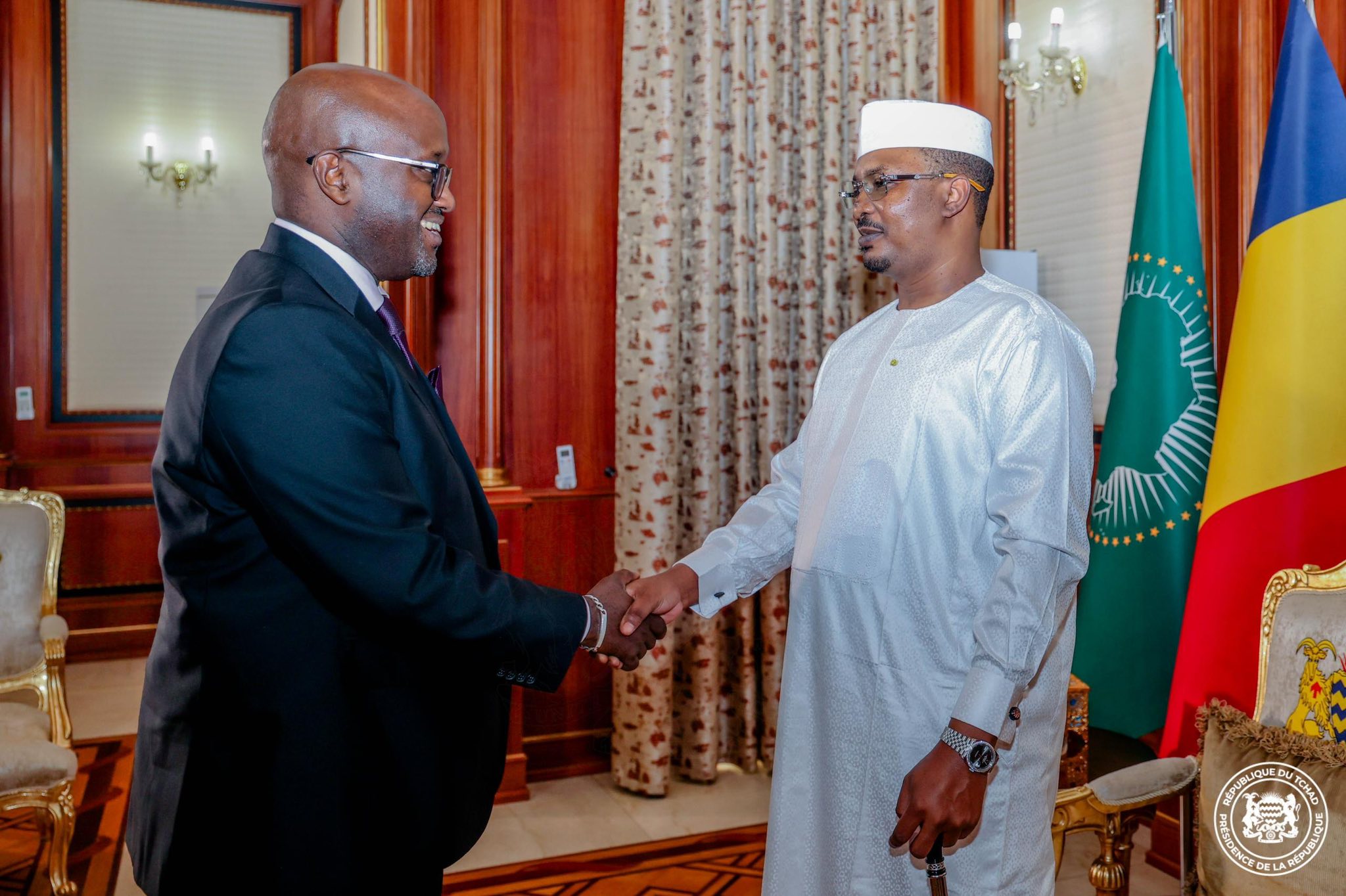 Le Maréchal Mahamat Idriss Déby Itno reçoit un message du président Paul Kagame